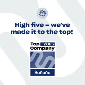 Auszeichnung als kununu Top Company 2025